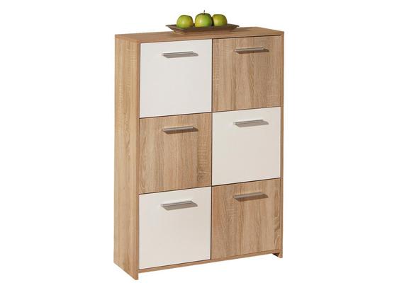 Featured image of post Highboard Sonoma Eiche Weiß Hochglanz