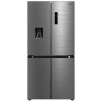 Multi-Door Mdrm632fgd46w - Dunkelgrau/Weiß, Basics, Glas/Kunststoff (83.3/177.5/65.3cm) - Midea