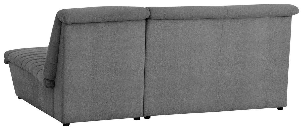 Ecksofa Looks Viii - Graubraun/Schwarz, Design, Textil (214/168cm) - LOOKS by W.Joop