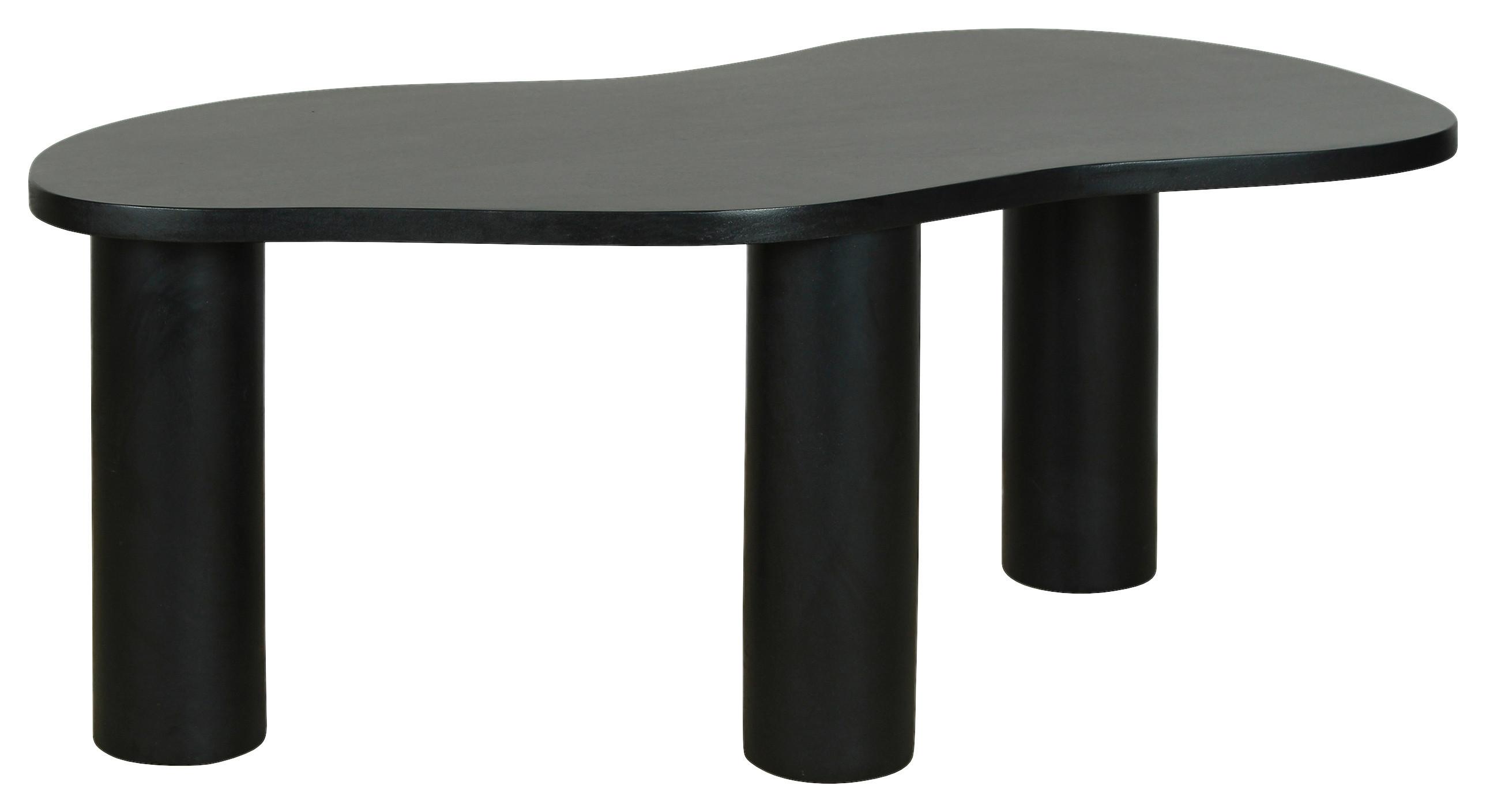 Couchtisch Ethan Schwarz B: 110 cm - Schwarz, Design, Holz (110/45/55cm) - MID.YOU