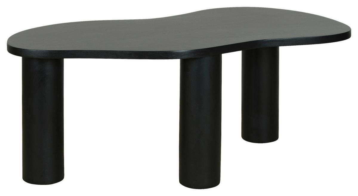 Couchtisch Ethan Schwarz B: 110 cm - Schwarz, Design, Holz (110/45/55cm) - MID.YOU