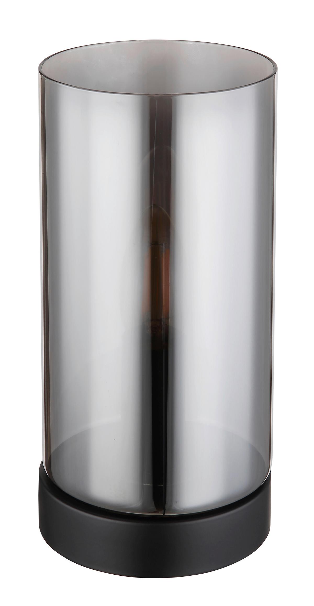 Tischleuchte 21002t - Schwarz, Basics, Glas/Metall (11/22,5cm) - Globo