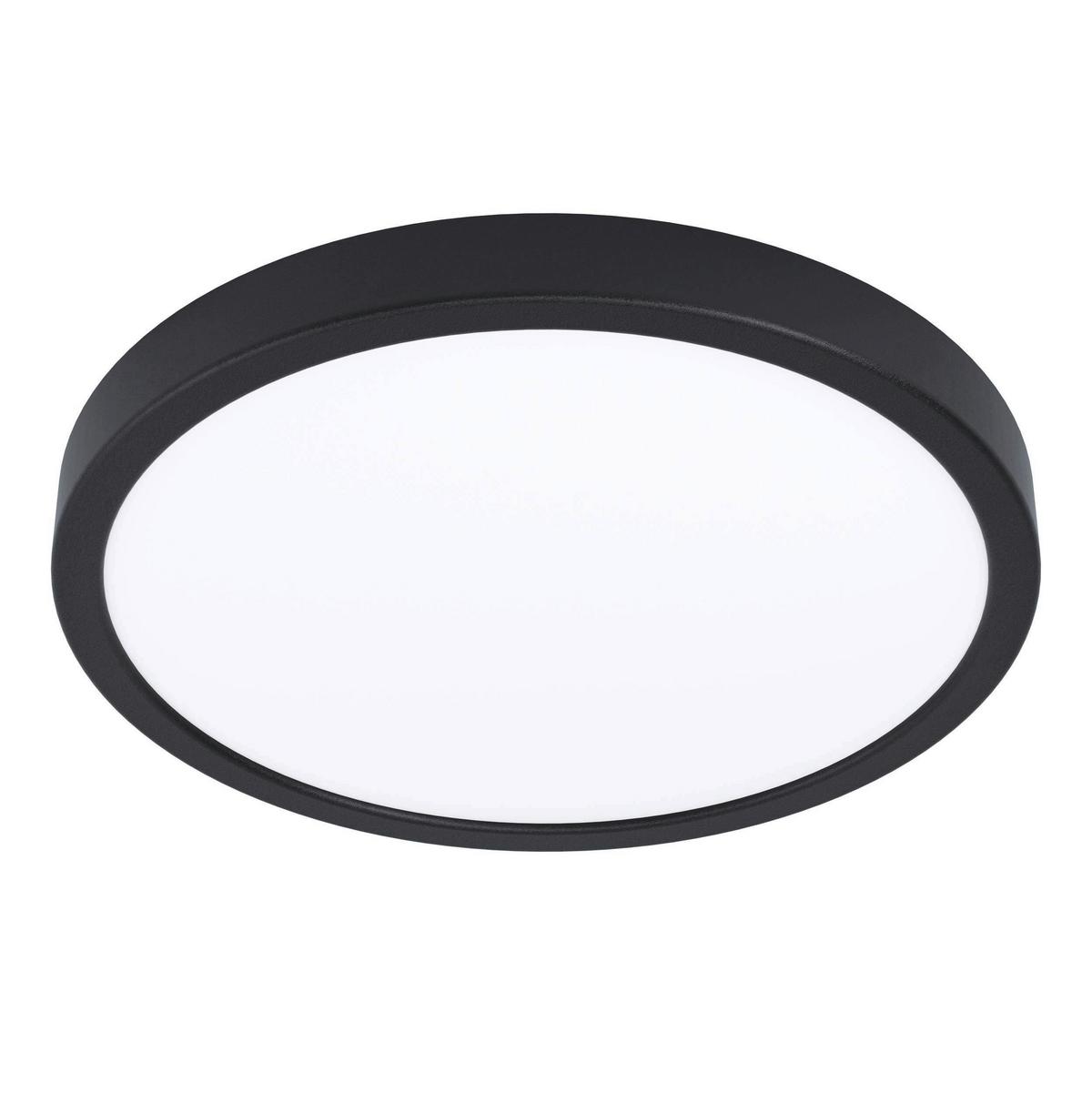 Led Außenleuchte Argolis-Z 19,5 W Metall/Kunststoff - Schwarz/Weiß, KONVENTIONELL, Kunststoff/Metall (28,5/3cm) - Eglo