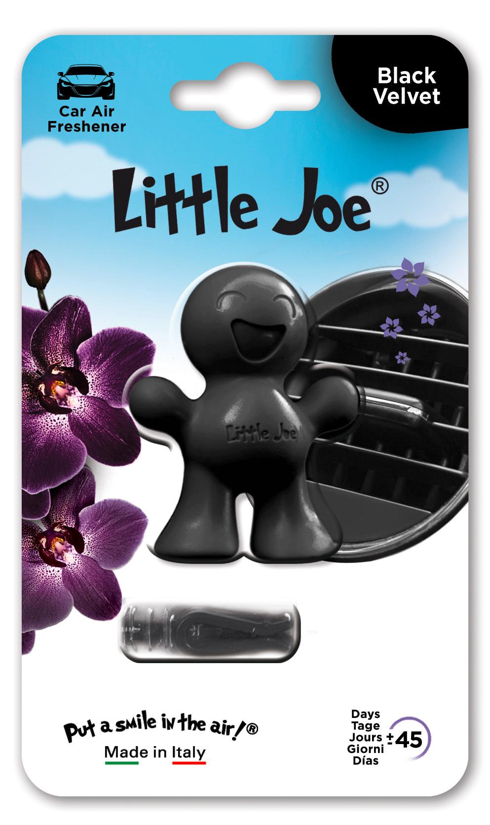 Autóillatosító Little Joe Black Velvet - fekete, műanyag (2.6/14.5/8.5cm)