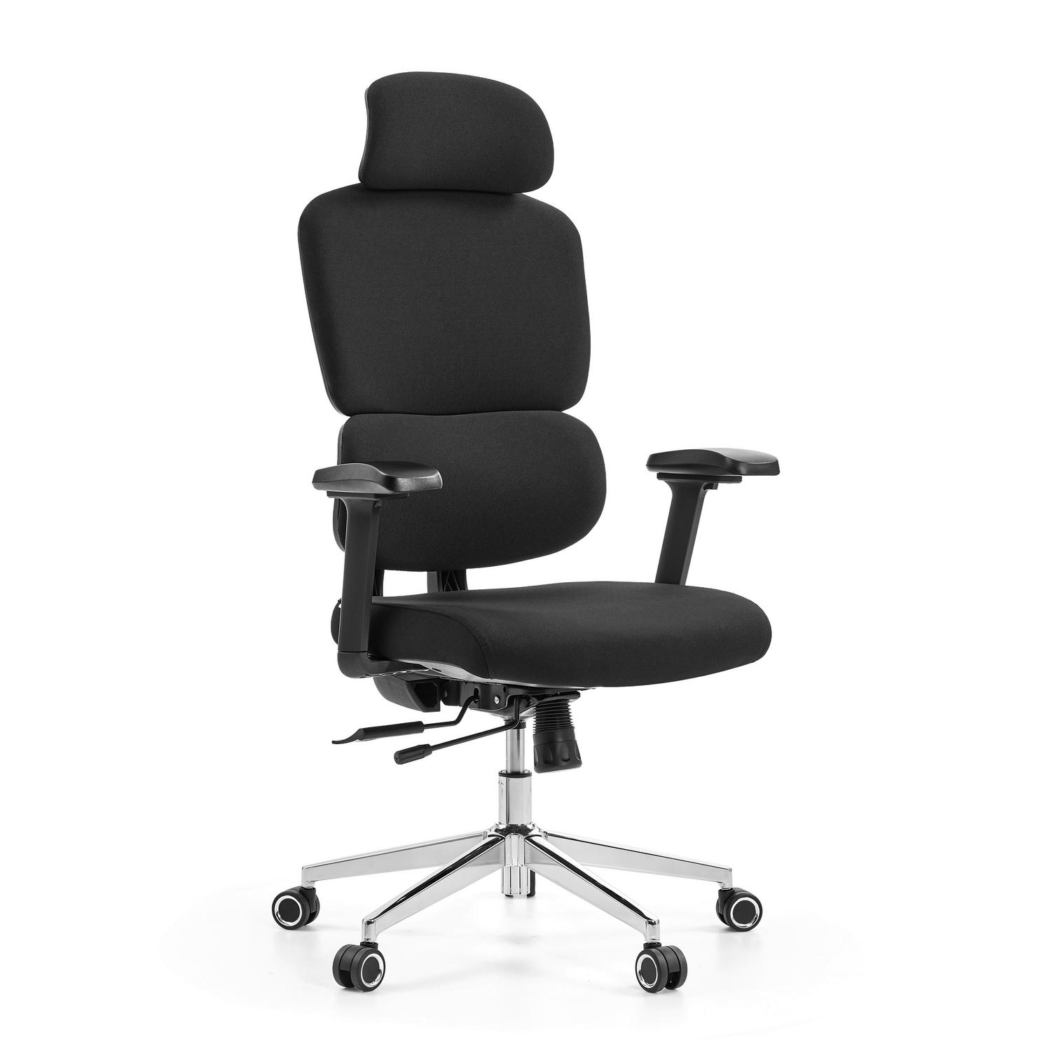 Drehstuhl Ergomy Schwarz B: 68cm