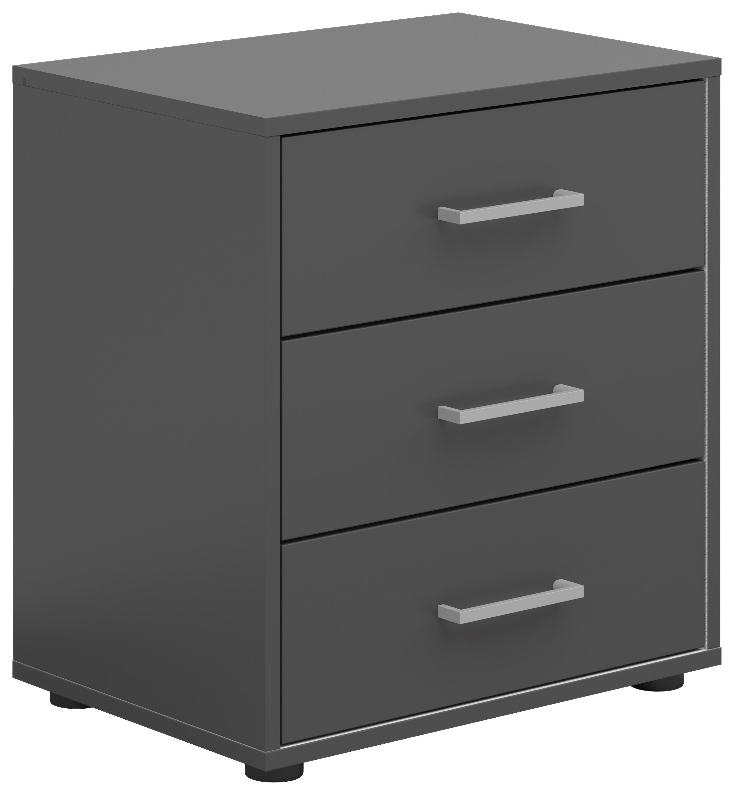 Nachtkästchen Smart 3 Graphit/graphit  H: 54 Cm