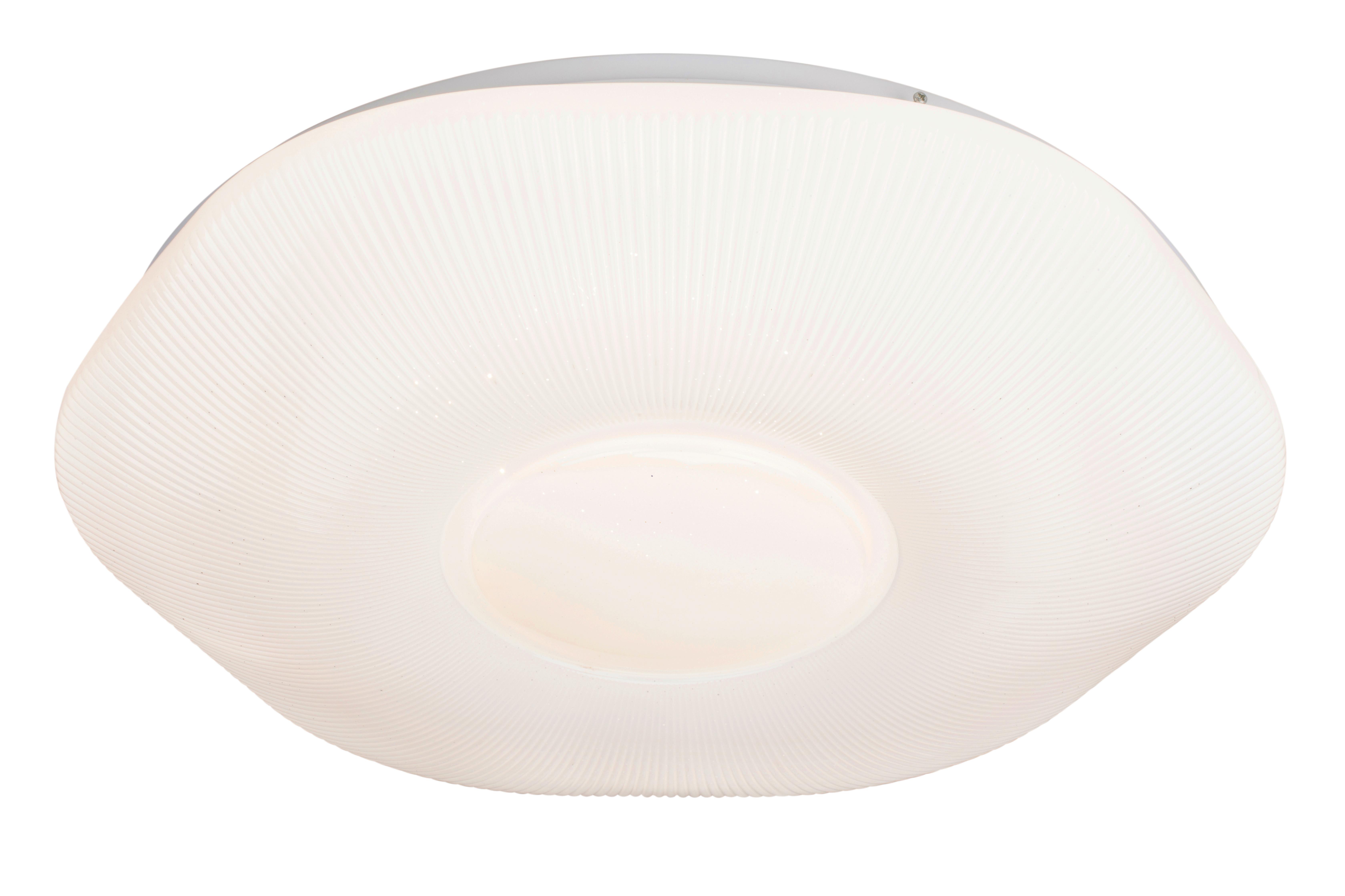 STROPNÍ LED SVÍTIDLO AMPI - bílá, Konvenční, kov/plast (48/8,5cm) - Mömax