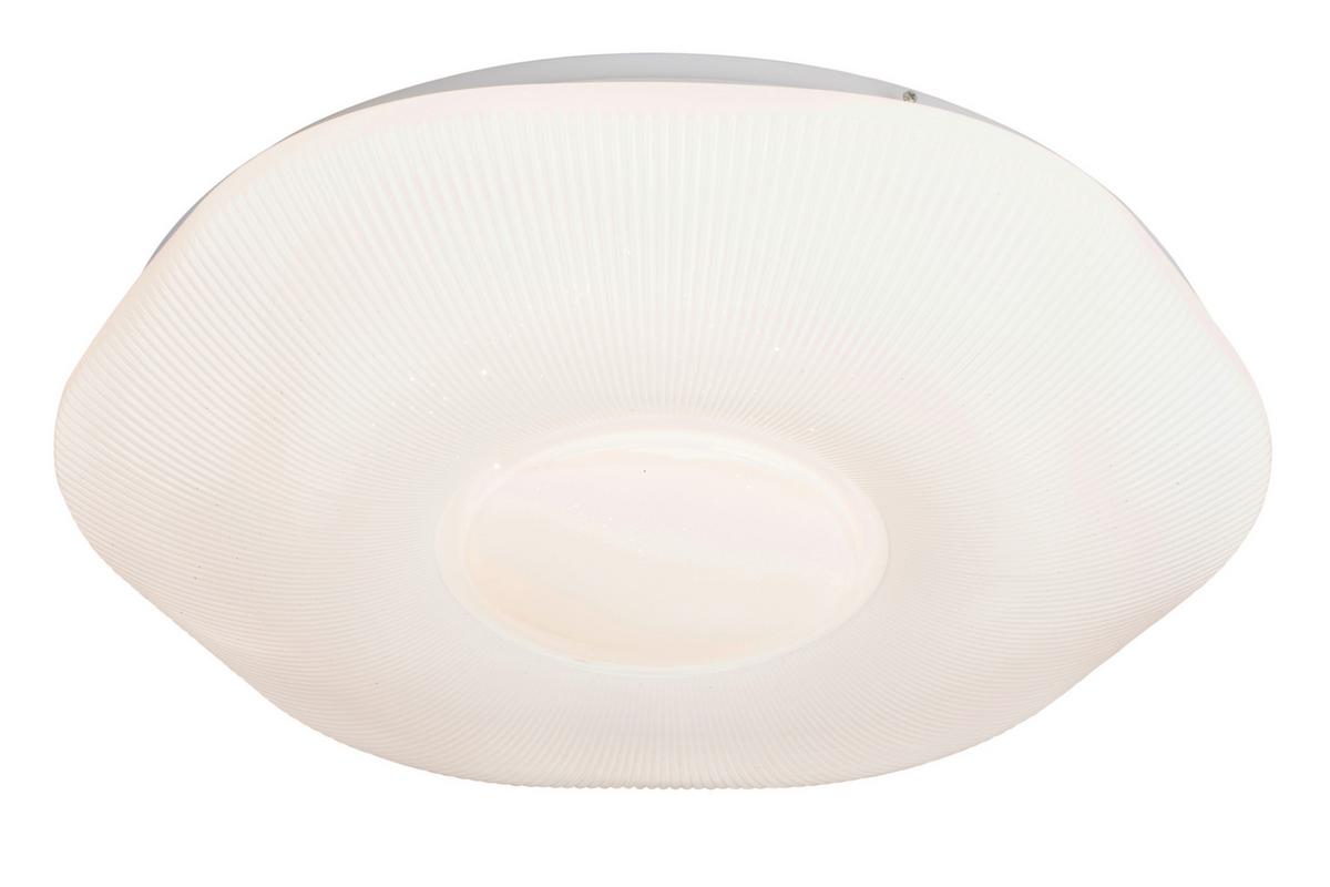 STROPNÍ LED SVÍTIDLO AMPI - bílá, Konvenční, kov/plast (48/8,5cm) - Mömax