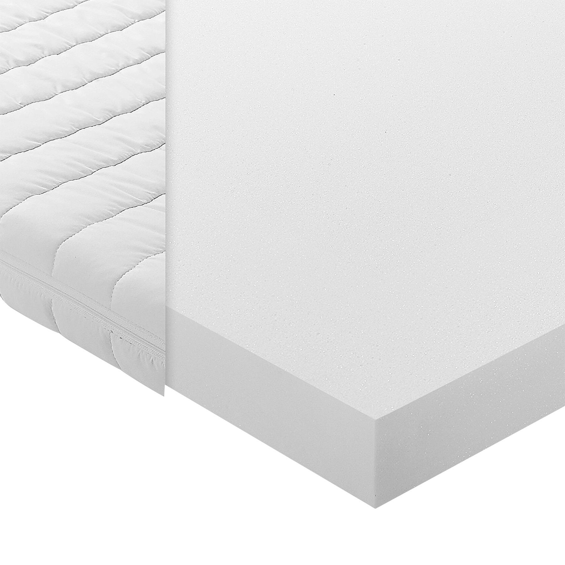 Allergikermatratze 80x160 cm H2 H: 14 cm - Weiß, MODERN, Textil (80/160cm) - MID.YOU