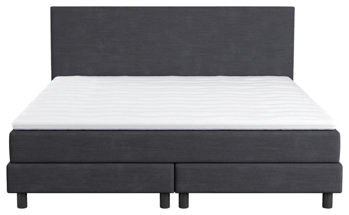 Box-ágy Andorra 180/200cm - sötétkék, Modern, faalapú anyag/textil (180/200cm) - MID.YOU