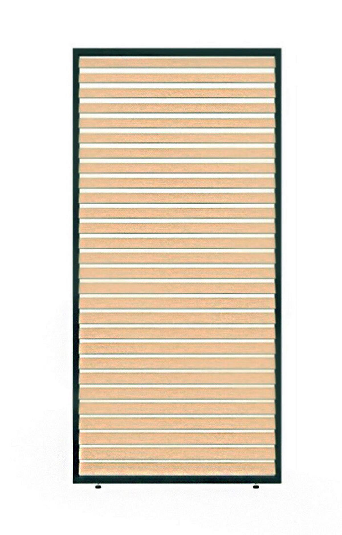 Pergola-Seitenteil 238x15 cm Naturfarben - Naturfarben, Basics, Metall (113/235/10cm) - Gardenson