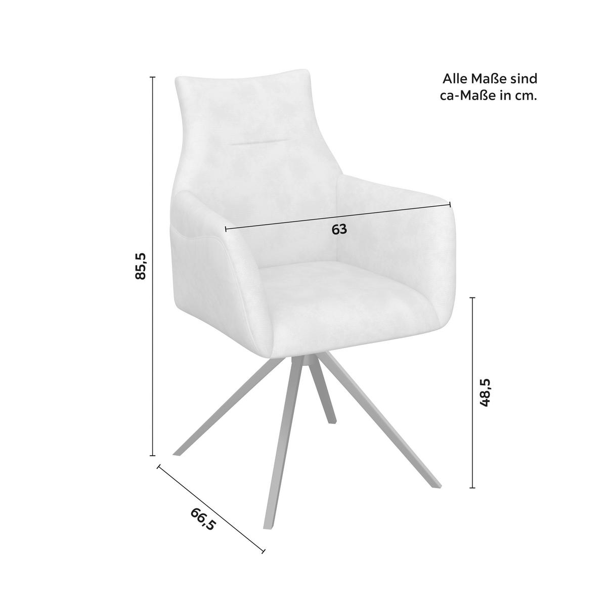 STOLIČKA S PODRÚČKAMI MALINA - čierna/svetlosivá, Modern, kov/drevo (63/85,5/66,5cm) - Bessagi Home