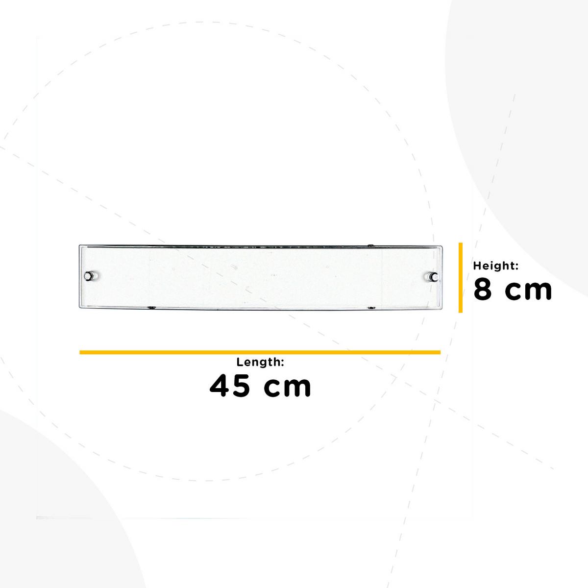Spiegelleuchte 1006/ap - Weiß, KONVENTIONELL, Metall (45/8/8cm)