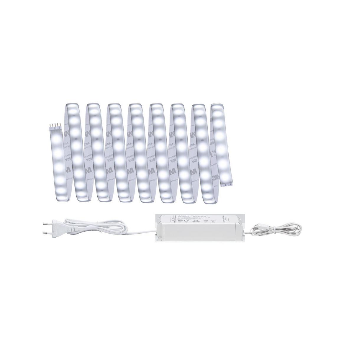 Led-streifen L: 3-6,5 M Dimmbar - Silberfarben, Basics, Kunststoff (300-650,0cm) - Paulmann