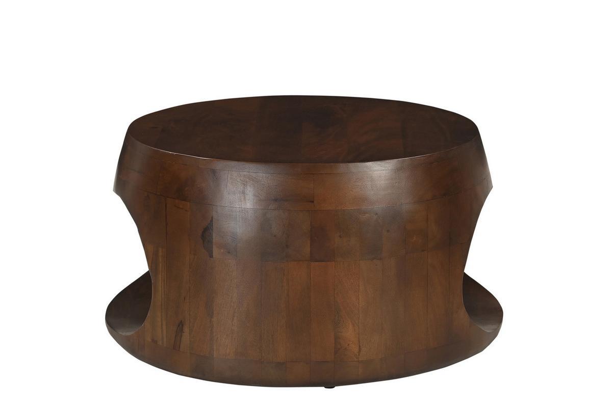 COUCHTISCH Mangoholz B: 75cm - Braun, Design, Holz (75/75/38cm) - MID.YOU