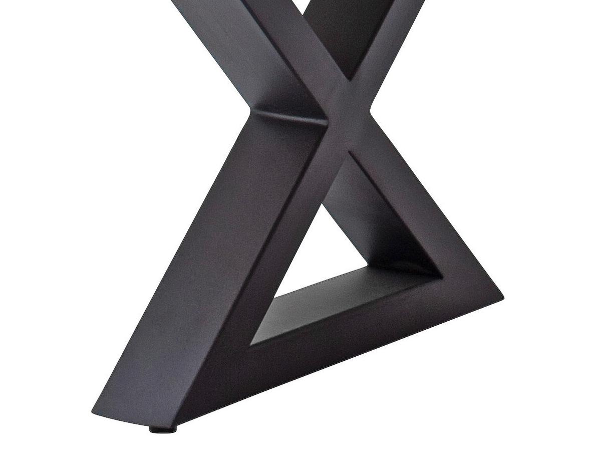 Couchtisch Holz Massiv Cartagena Akazie/Anthrazit - Anthrazit/Akaziefarben, MODERN, Holz/Metall (110/45/70cm)