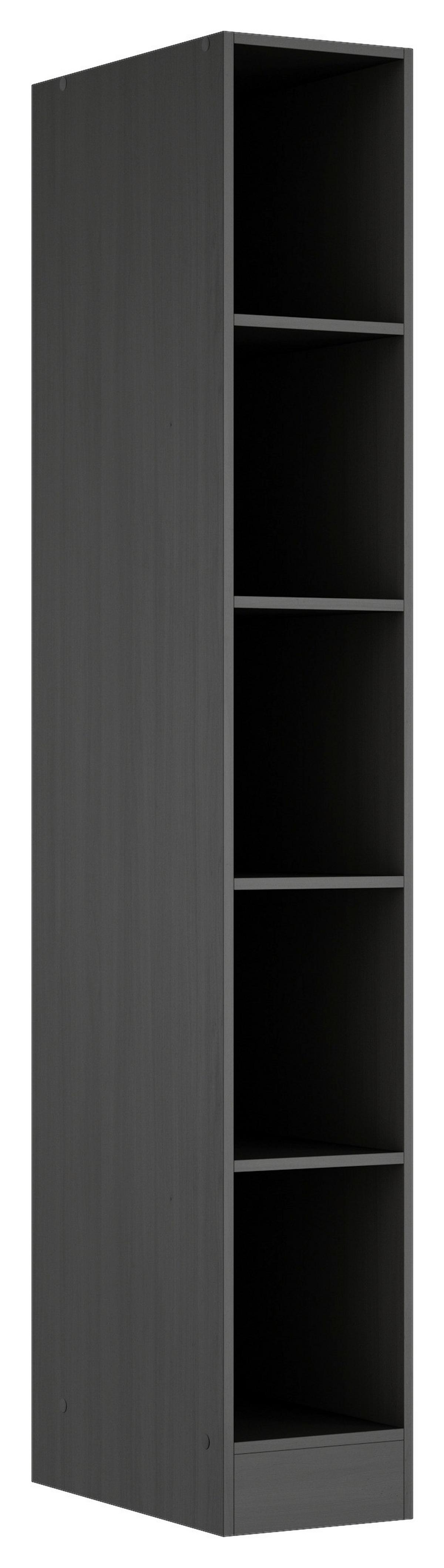 Regal Meran B: 30 Cm Grau - Grau, LIFESTYLE, Holzwerkstoff (30/200/60cm) - Held