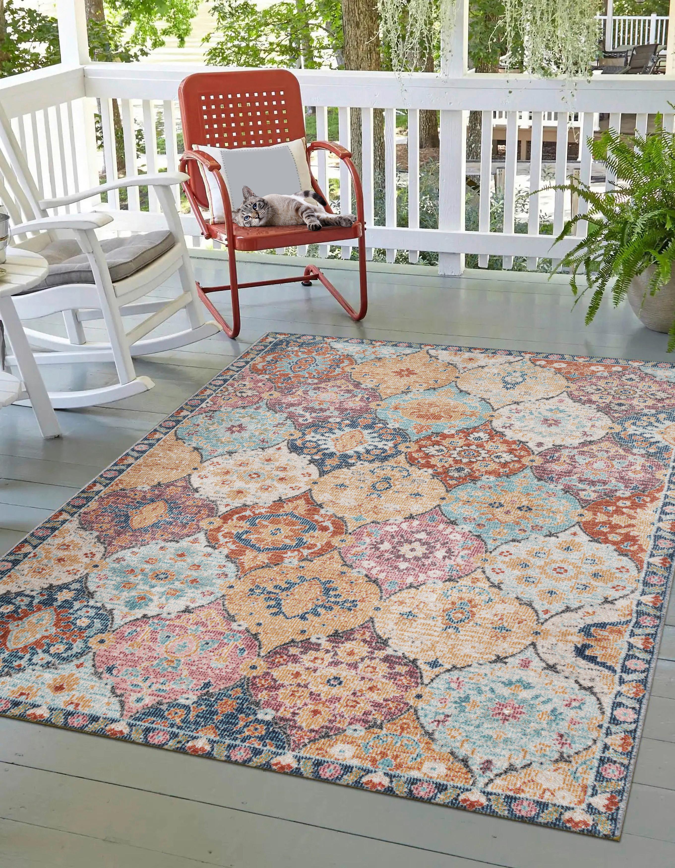 Outdoorteppich Salsa Outdoor 20092 - Multicolor, KONVENTIONELL, Textil (80/150cm)