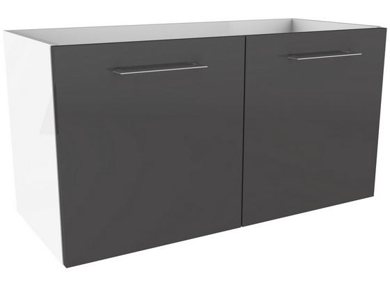 Waschtischunterschrank mit Türdämpfer Lima B: 80cm - Weiß/Grau, MODERN, Holzwerkstoff (80/42/35cm) - Fackelmann Waschtischunterschrank mit Türdämpfer Lima B: 80cm - Weiß/Grau, MODERN, Holzwerkstoff (80/42/35cm) - Fackelmann