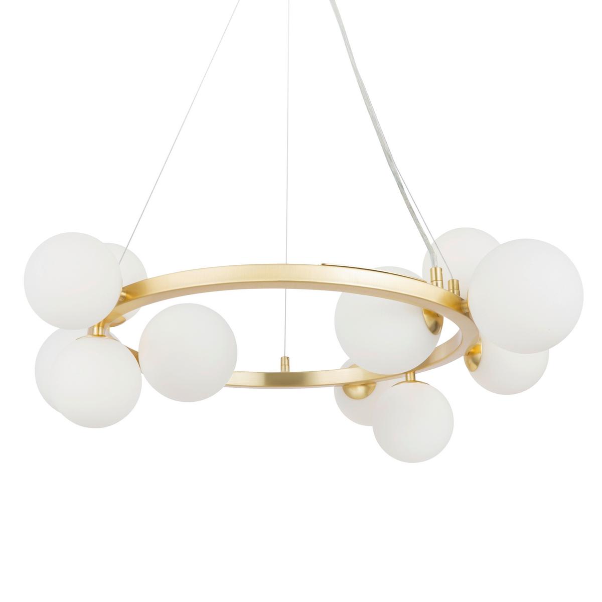 Pendelleuchte Dallas - Goldfarben, Basics, Glas (25/137/67cm) - MAYTONI