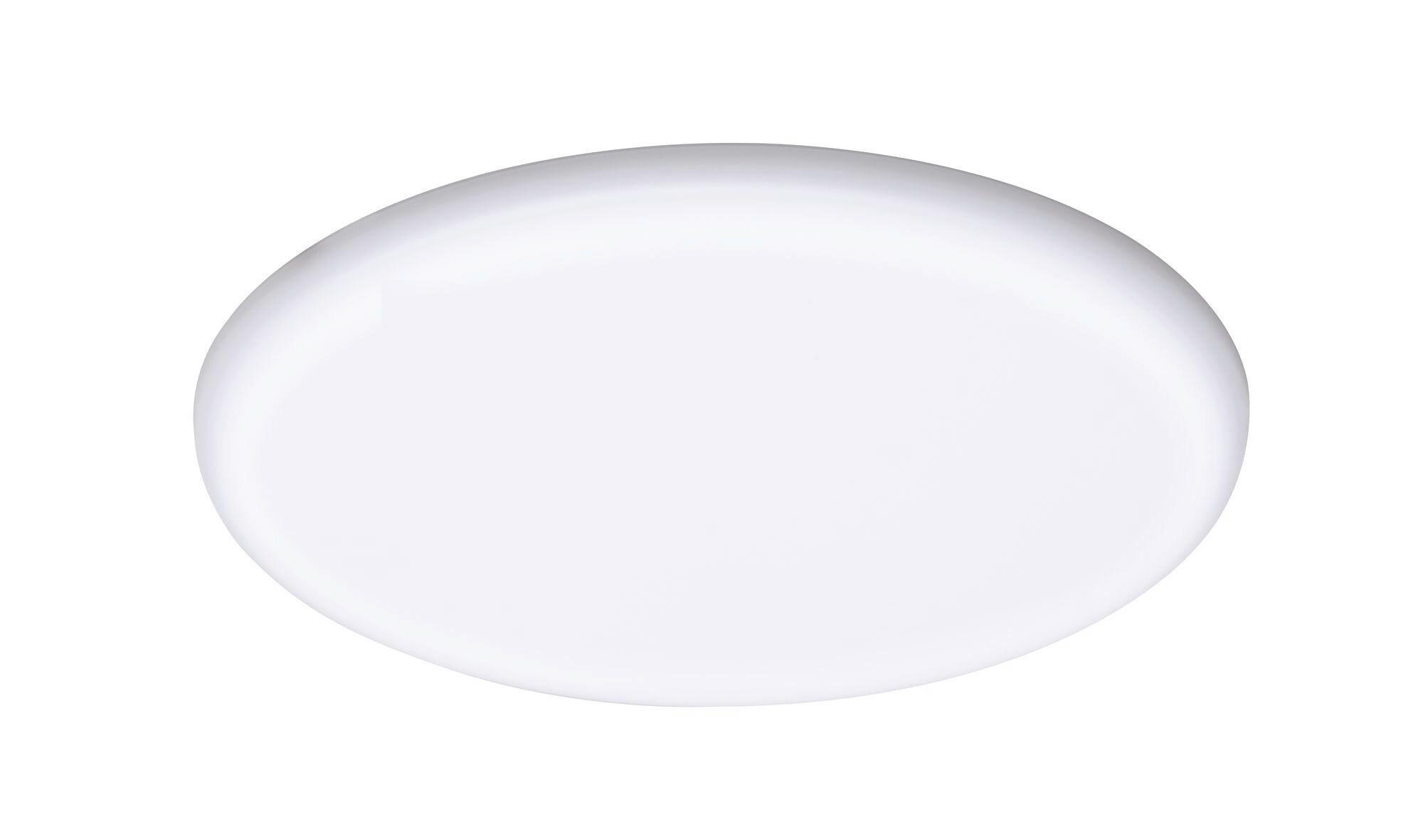 Led-paneel Ø 21,5 Cm Dimmbar Mit 3 Helligkeitstufen - Weiß, Basics, Kunststoff (21,5/1cm) - Paulmann