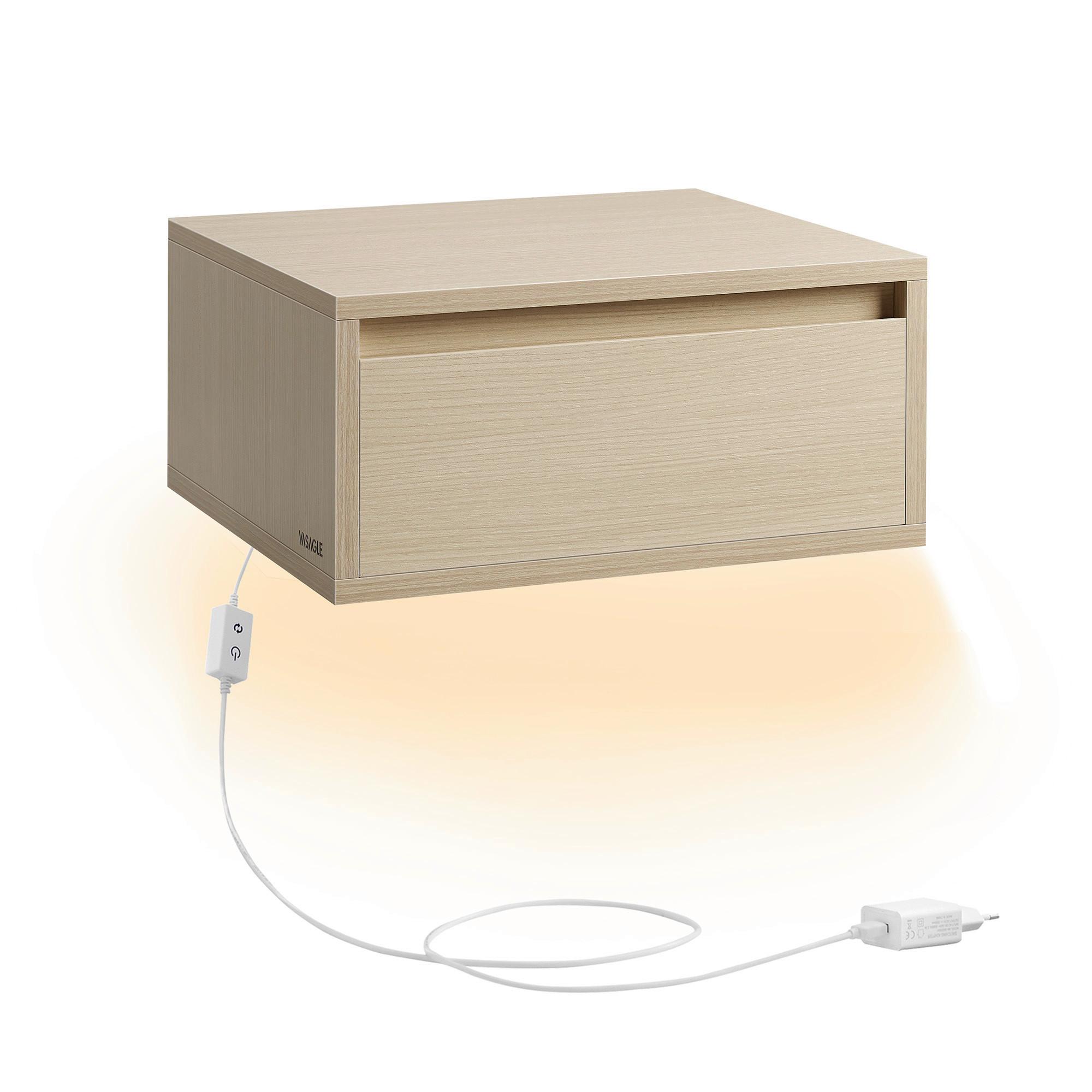 Nachttisch Nightstand - Beige, MODERN, Holzwerkstoff (40/18/35cm) - MID.YOU
