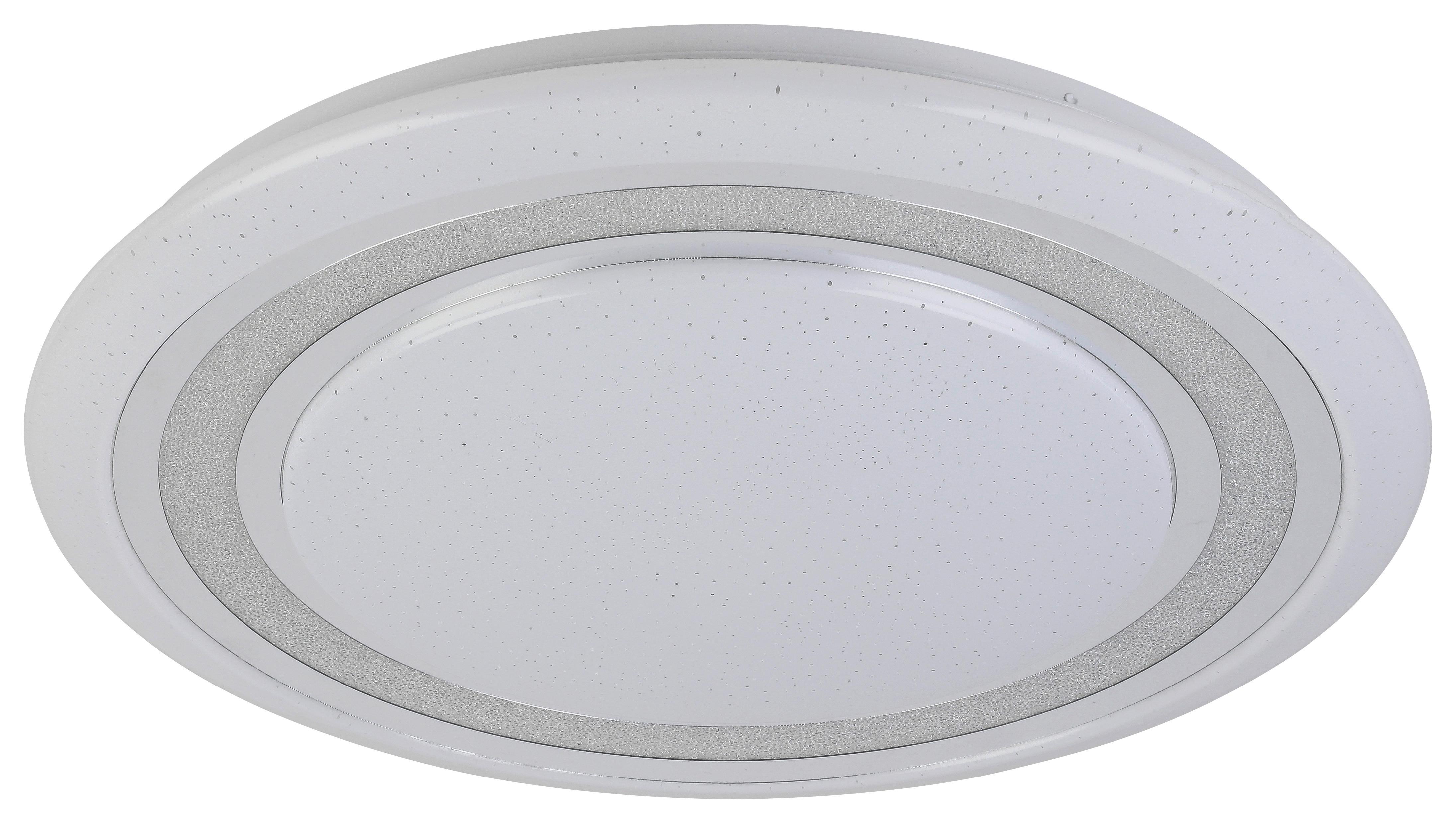 Stropní Led Svítidlo Giesbert, Vr. Led 36w + 6w Rgb - bílá, Moderní, kov/plast (55/11cm) - Premium Living