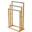 Handtuchhalter Rose - Edelstahlfarben/Naturfarben, MODERN, Holz/Metall (46,5/82/24,5cm) - Homezone Handtuchhalter Rose - Edelstahlfarben/Naturfarben, MODERN, Holz/Metall (46,5/82/24,5cm) - Homezone