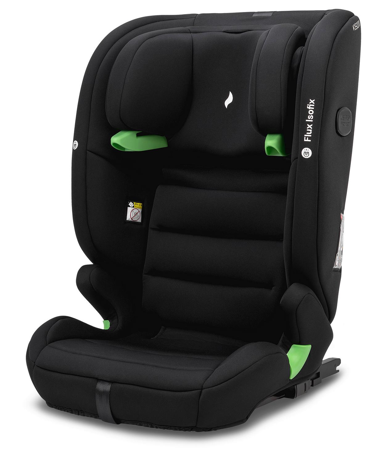 Kinderautositz Flux Isofix - Schwarz/Grau, Basics, Kunststoff/Textil (44/61.5/47cm) - Osann