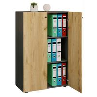 Aktenschrank Lona Anthrazit/eiche Dekor B:70cm - Honigeiche/Anthrazit, Design (70/110/39cm) - MID.YOU
