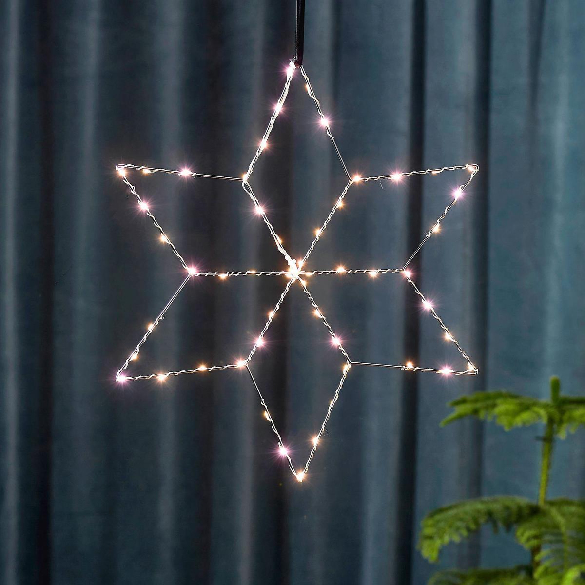 Led-dekoleuchte 691-11 Lolly - Transparent/Silberfarben, Basics, Metall (40/0,5/45cm) - Eglo