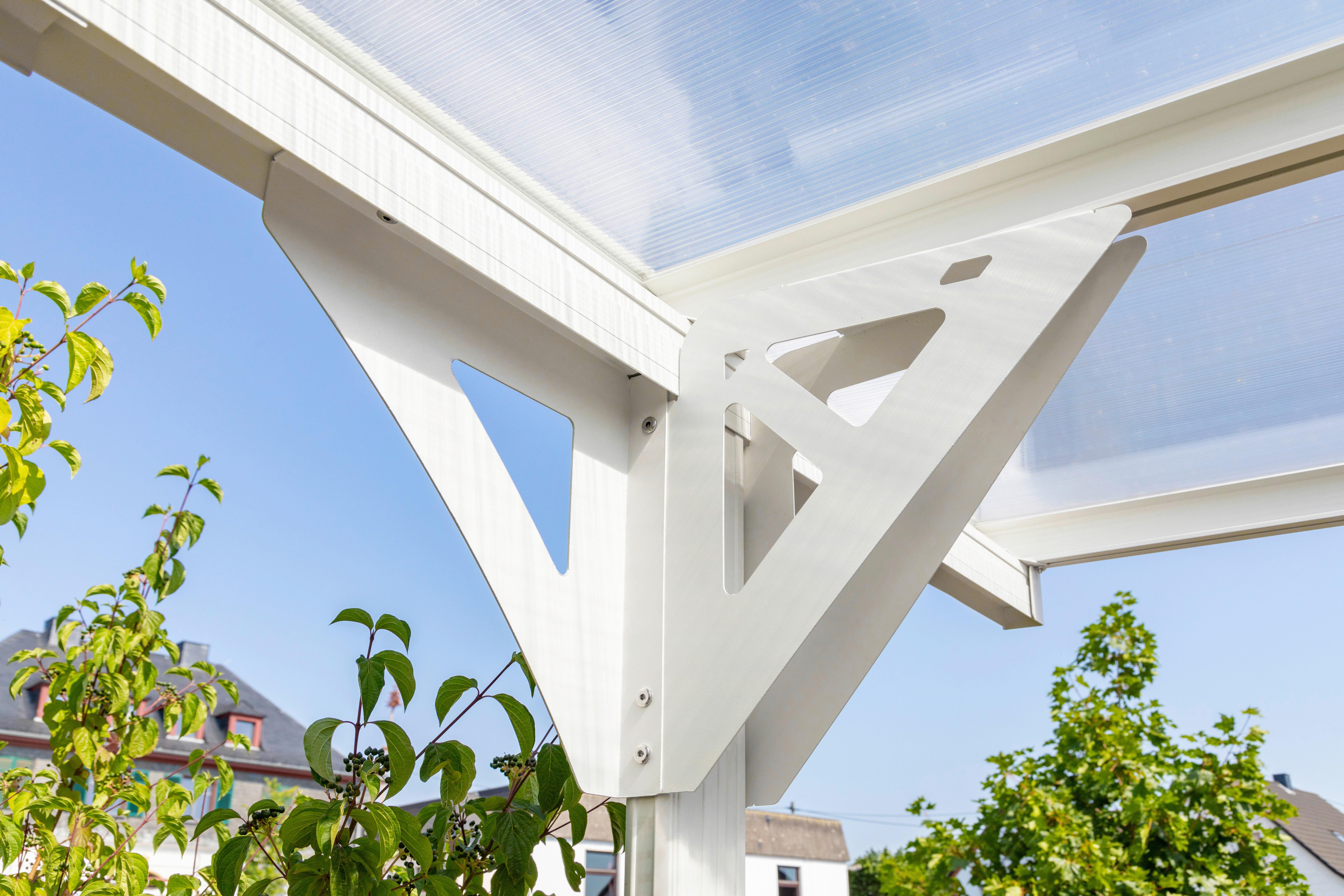 Carport mit Aluminiumrahmen