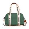 Wickeltasche Mommy Club Grün/Weiß, B: 38 cm - Weiß/Grau, KONVENTIONELL, Kunststoff/Textil (38/21/27cm) - Childhome