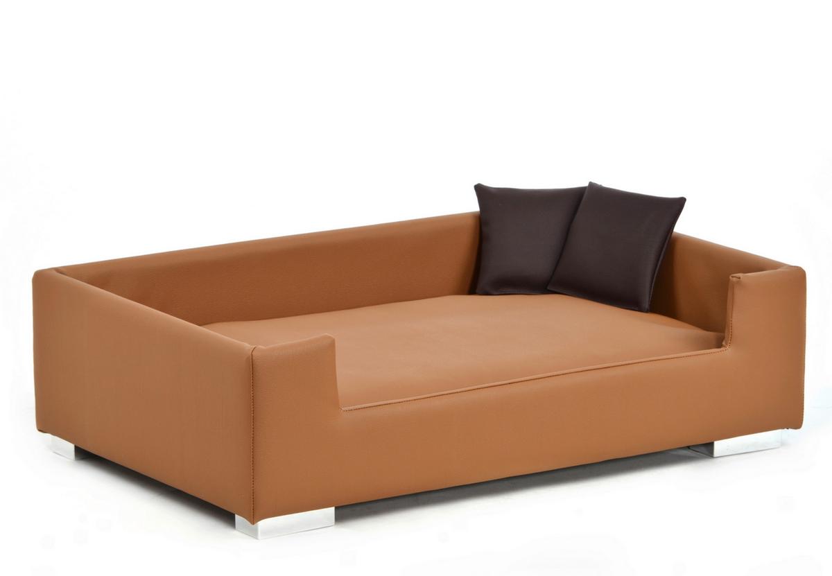 Hundesofa Candy LxBxH 91x57x25 cm Braun - Braun, KONVENTIONELL, Kunststoff (91/57/25cm) - MID.YOU