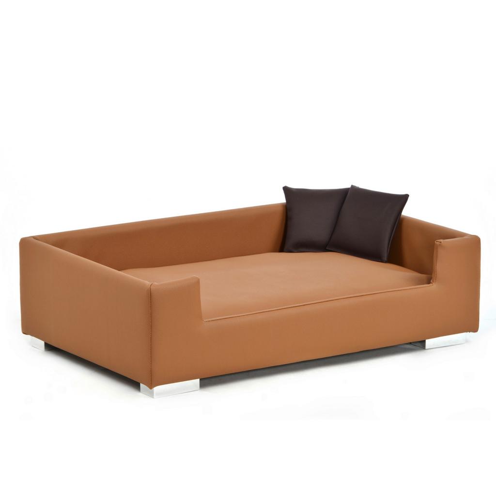 Hundesofa Candy LxBxH 91x57x25 cm Braun
