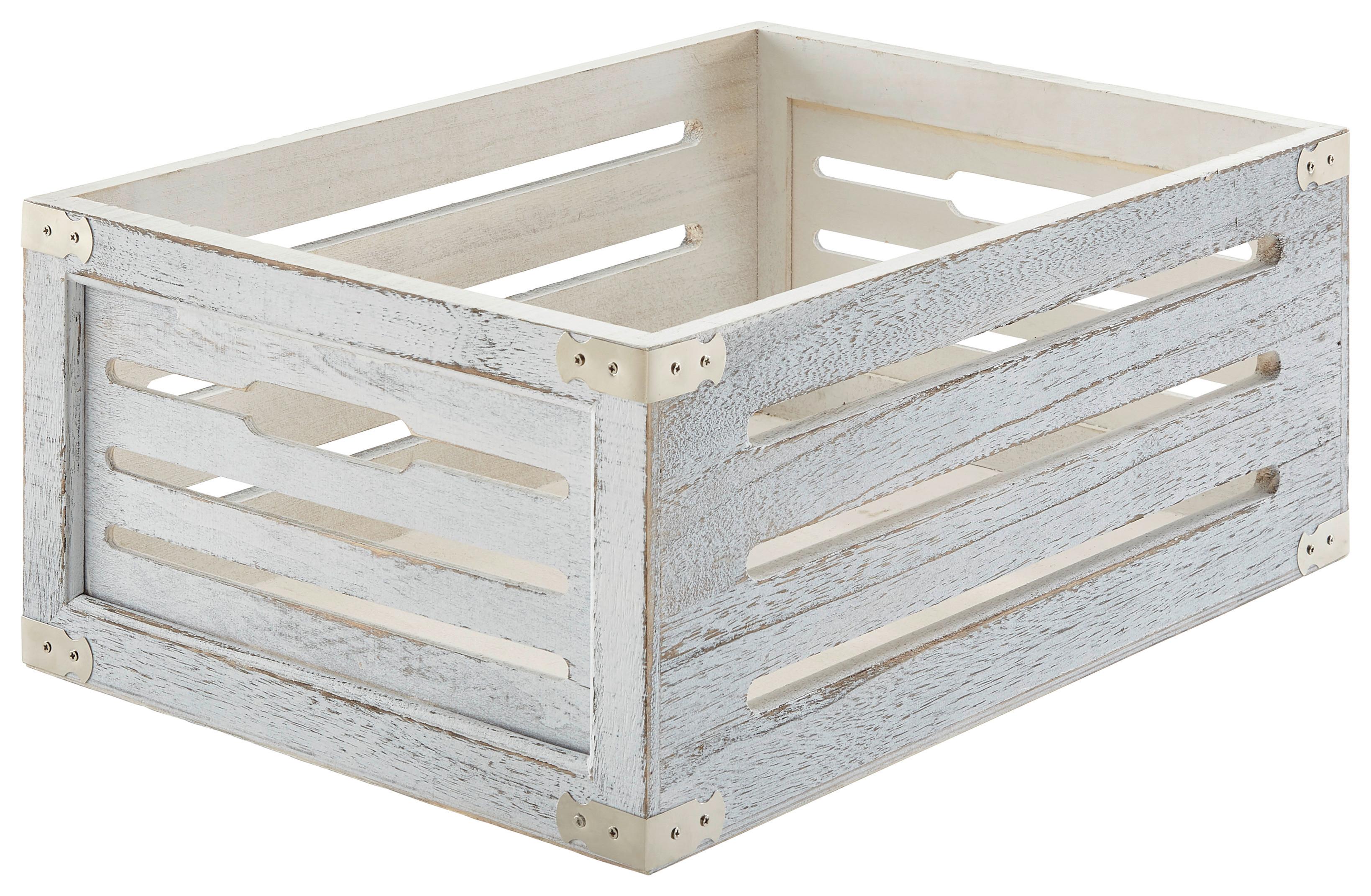 DEBNA RONNY - biela, drevo (32/19/12cm) - Mömax