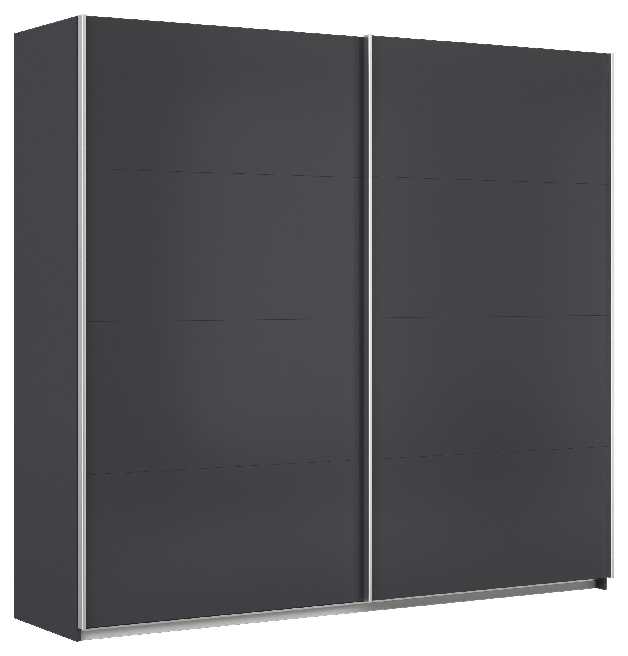 Schwebetürenschrank Feldkirch 225 Normalhöhe - Anthrazit, MODERN, Holzwerkstoff (225/210/62cm)