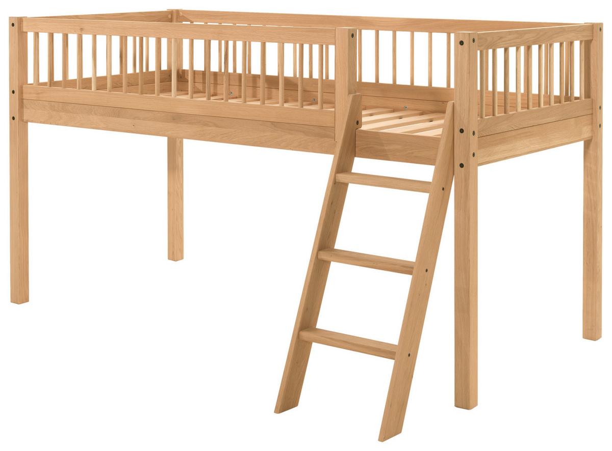 Hochbett Forrest Naturfarben 90x200cm - Naturfarben, MODERN, Holz (90/200cm) - Vipack