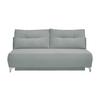 Schlafsofa Ari Hellblau Cord, B: 198 cm - Chromfarben/Hellblau, MODERN, Textil (198/90/100cm) - Livetastic