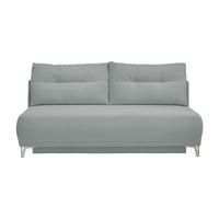Schlafsofa Ari Hellblau Cord, B: 198 cm - Chromfarben/Hellblau, MODERN, Textil (198/90/100cm) - Livetastic