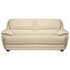 2-Sitzer-Sofa Nebolo Beige Lederlook - Beige, Design, Textil (209/97/100cm) - Livetastic