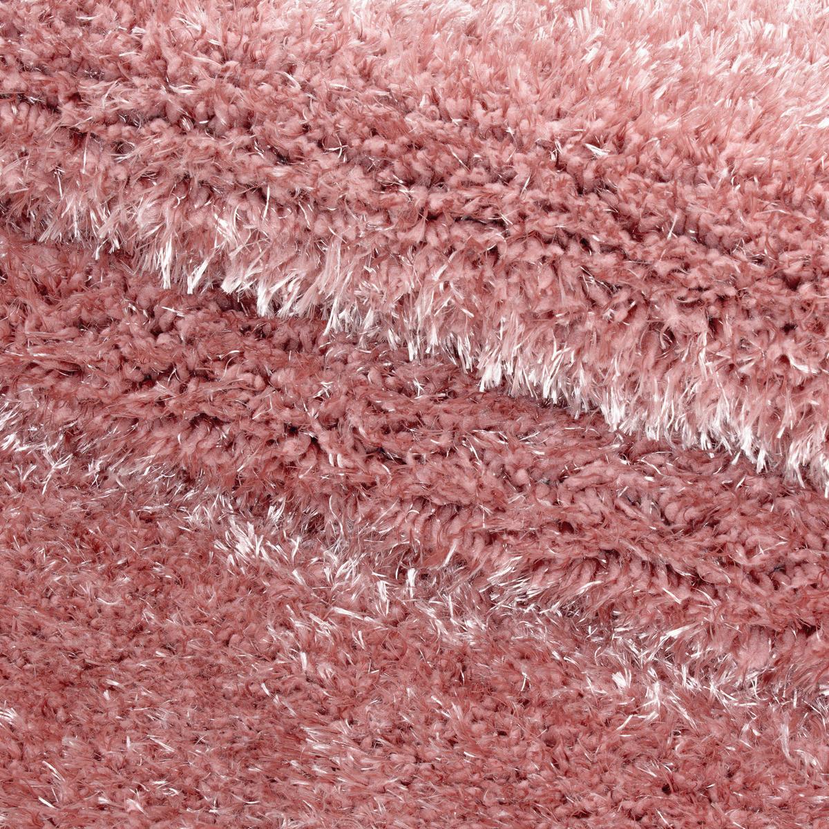 Hochflor Teppich Rosa Naturfaser Brilliant 200x290cm - Rosa, Basics, Textil (200/290cm)
