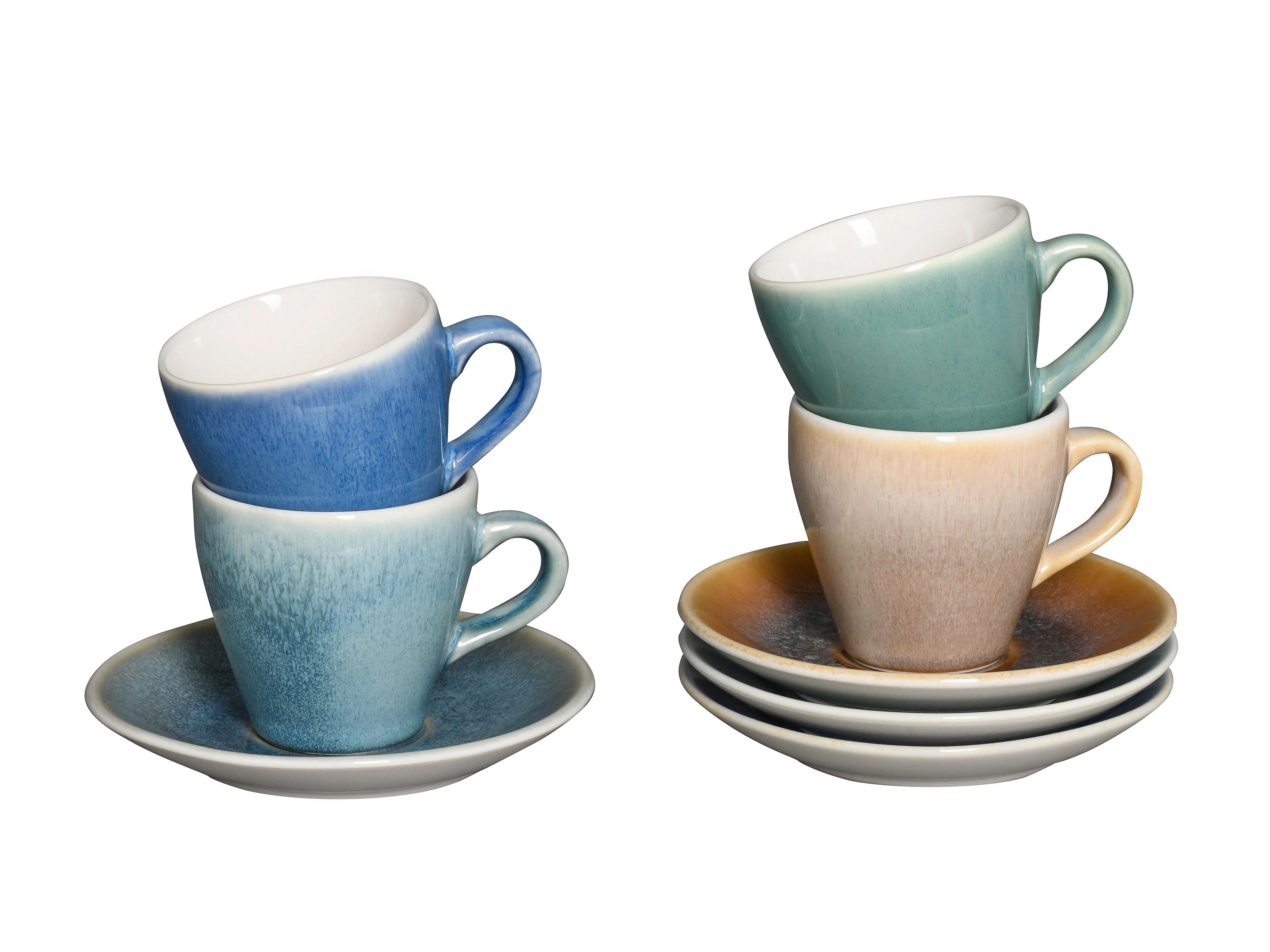 Tassenset Caldera Mix Multicolor L: 19 Cm - Multicolor, Basics, Keramik (19/19/19cm) - Creatable