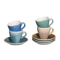 Tassenset Caldera Mix Multicolor L: 19 cm - Multicolor, Basics, Keramik (19/19/19cm) - Creatable