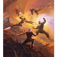 Fototapete Avengers Epic Battle Tiitan - Multicolor, Trend, Papier (250/280cm)