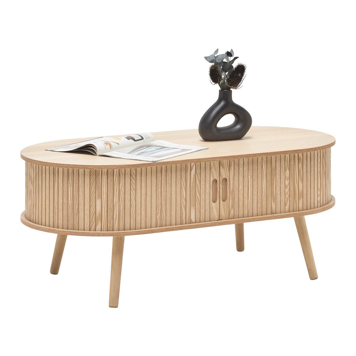 KONFERENČNÍ STOLEK SKANDY II - přírodní barvy, Konvenční, dřevo/kompozitní dřevo (100/50/40cm) - Premium Living