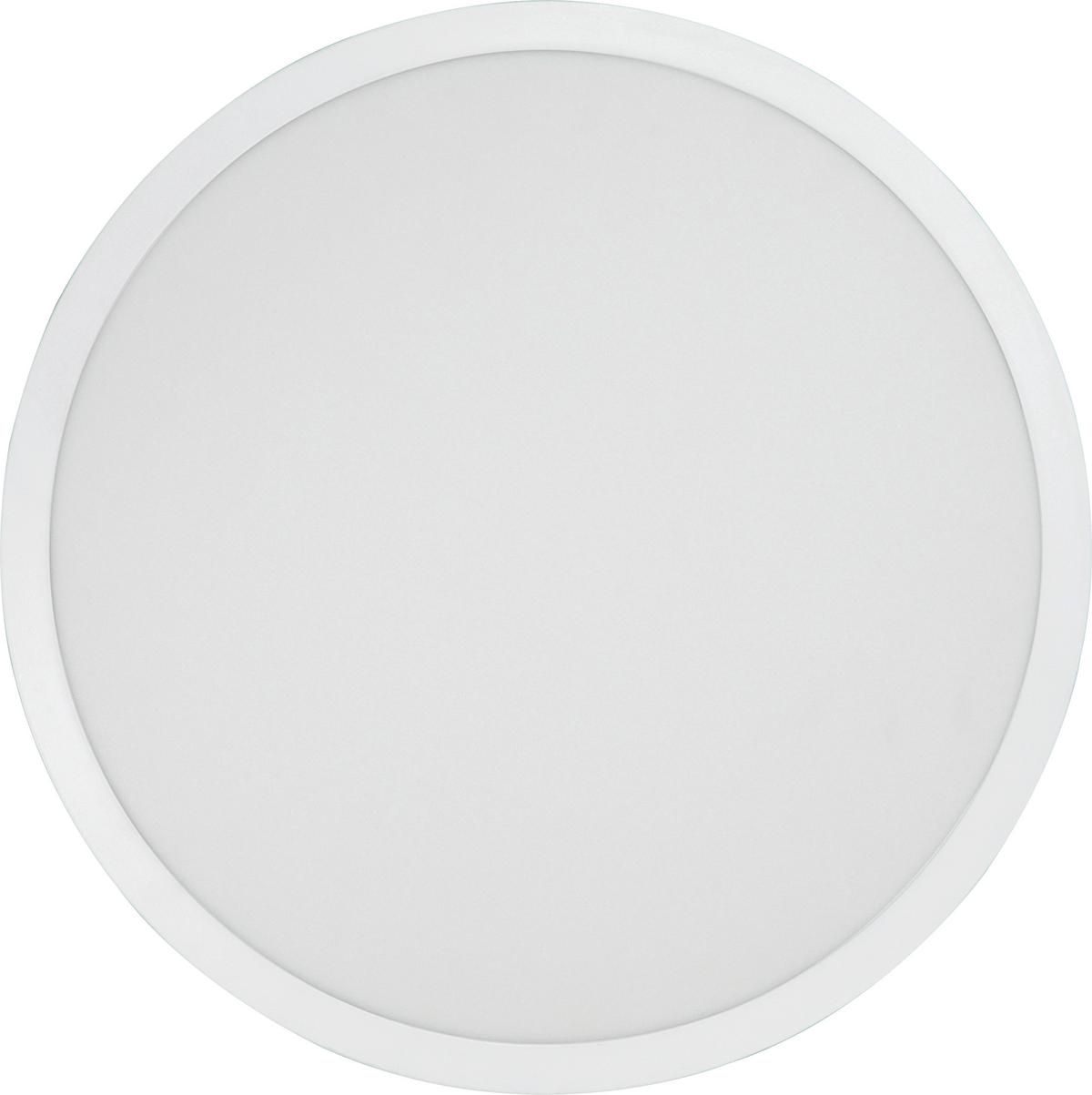 LED-Deckenleuchte Ø 60,5 cm, mit Farbtemperaturwechsler - Weiß, Basics, Kunststoff/Metall (60,5/4cm)