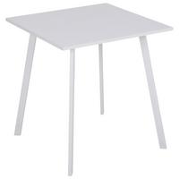 JEDÁLENSKÝ STÔL EMIL -BASED- - biela, Design, kov/kompozitné drevo (70/75/70cm) - Based