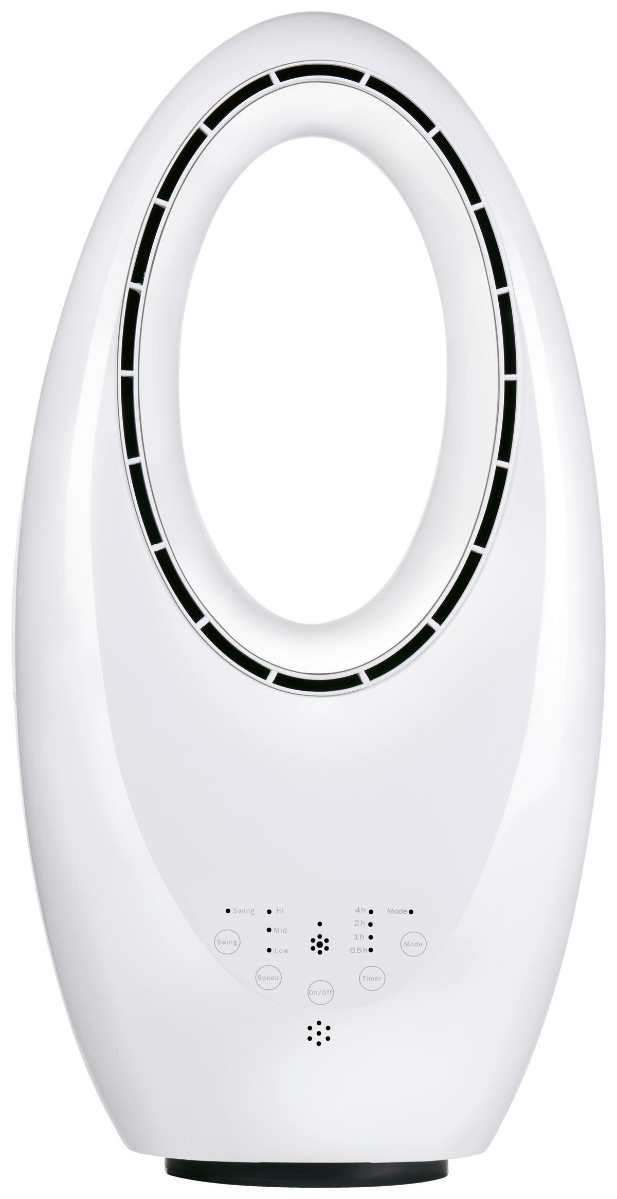 Tischventilator Fan Bladeless Remote Control 2 - Weiß, MODERN, Kunststoff (29,5/57,5/18cm)