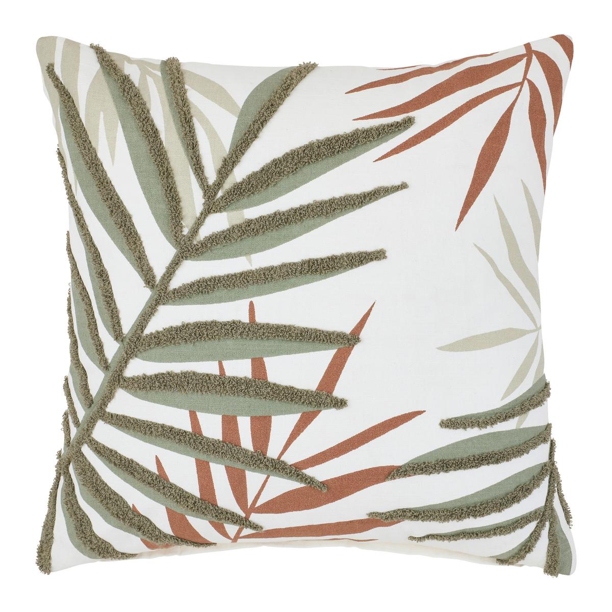 DEKORAČNÝ VANKÚŠ BLÄTTER - zelená/béžová, Konventionell, textil (45/45cm) - Mömax